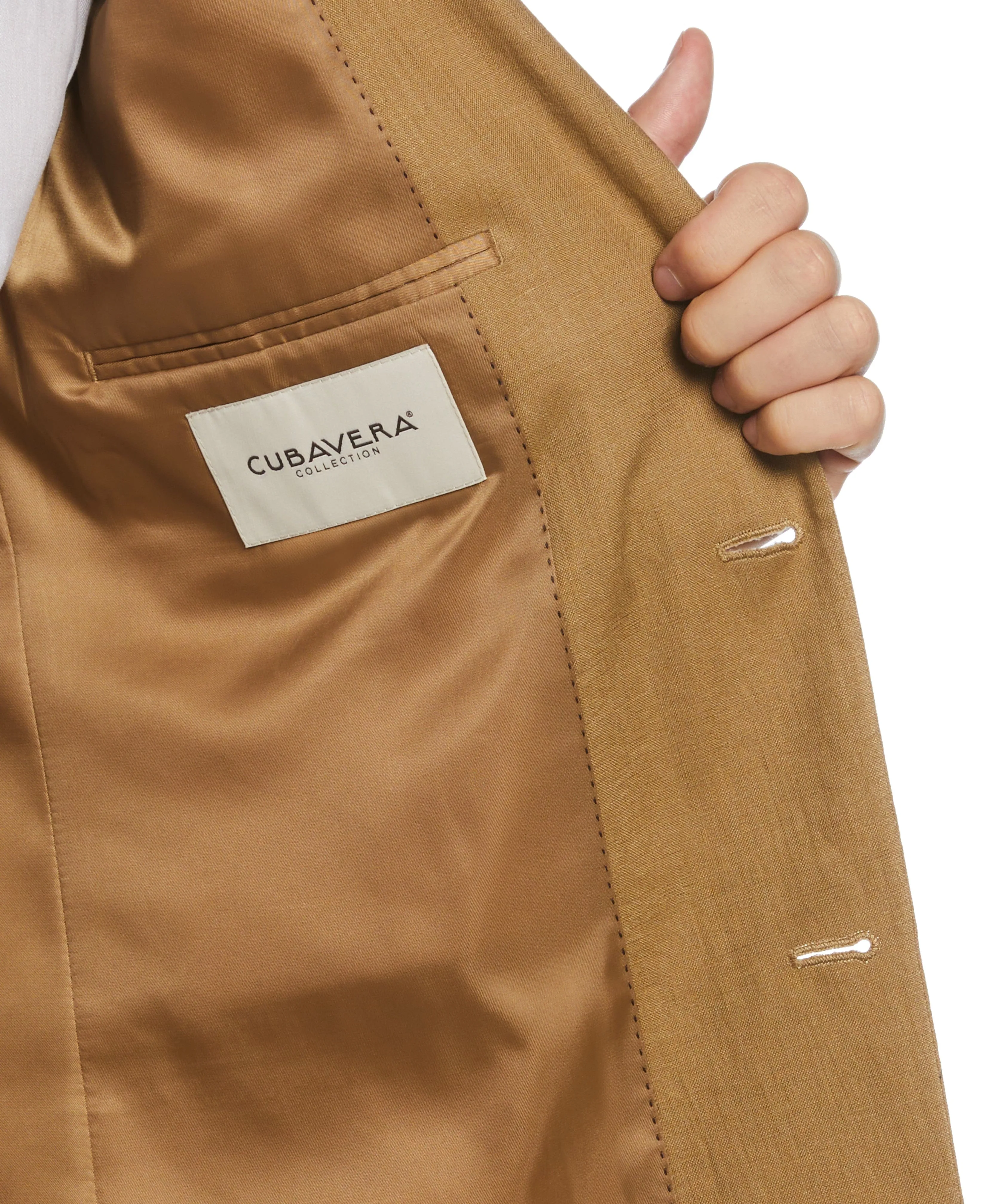 100% Linen Tan Suit