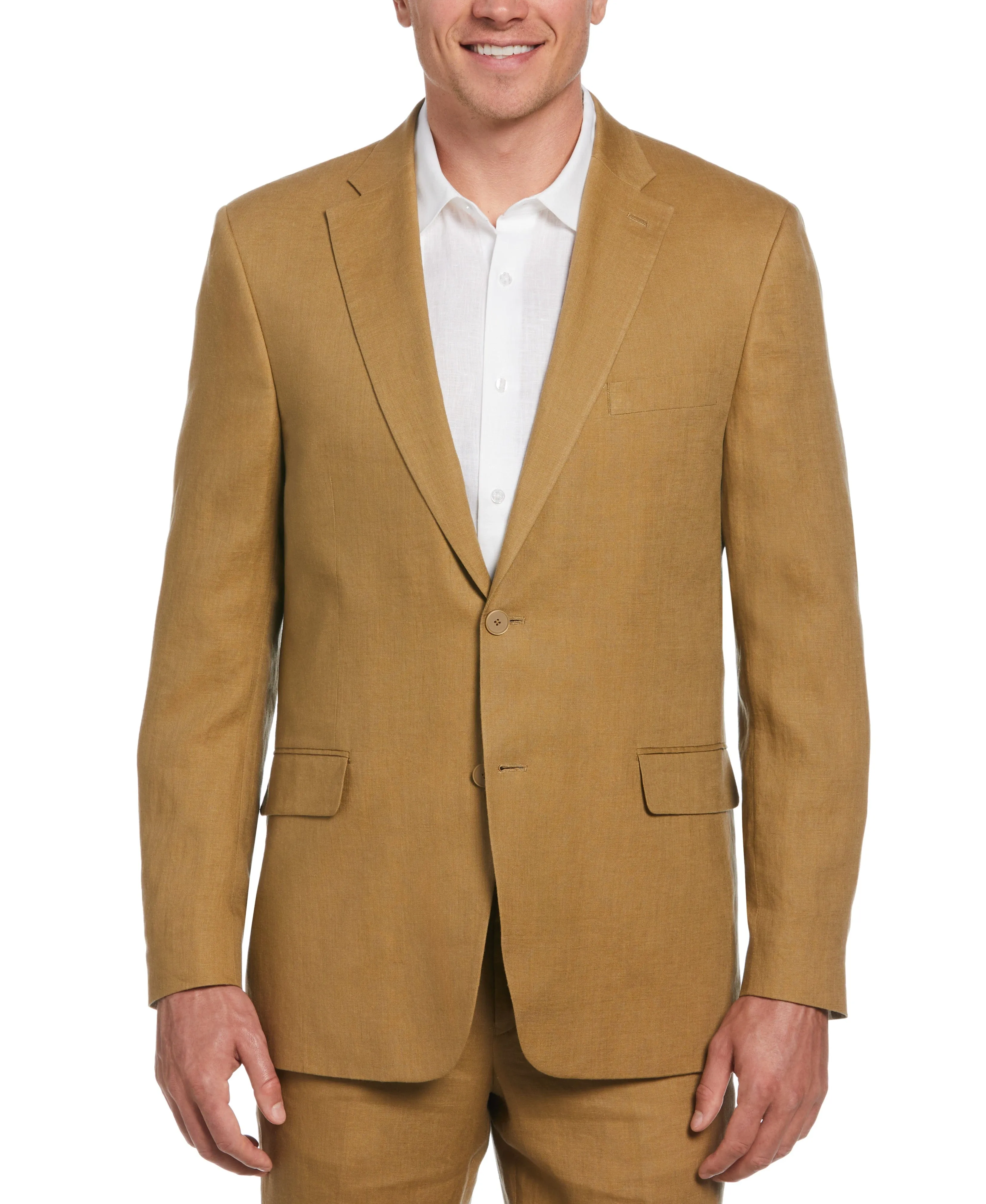 100% Linen Tan Suit