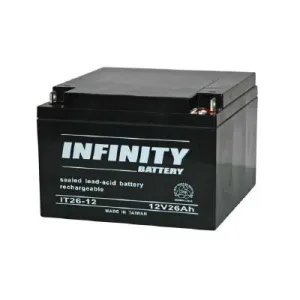 12 Volt - 26Ah Rechargeable SLA Battery (BT-12V26)