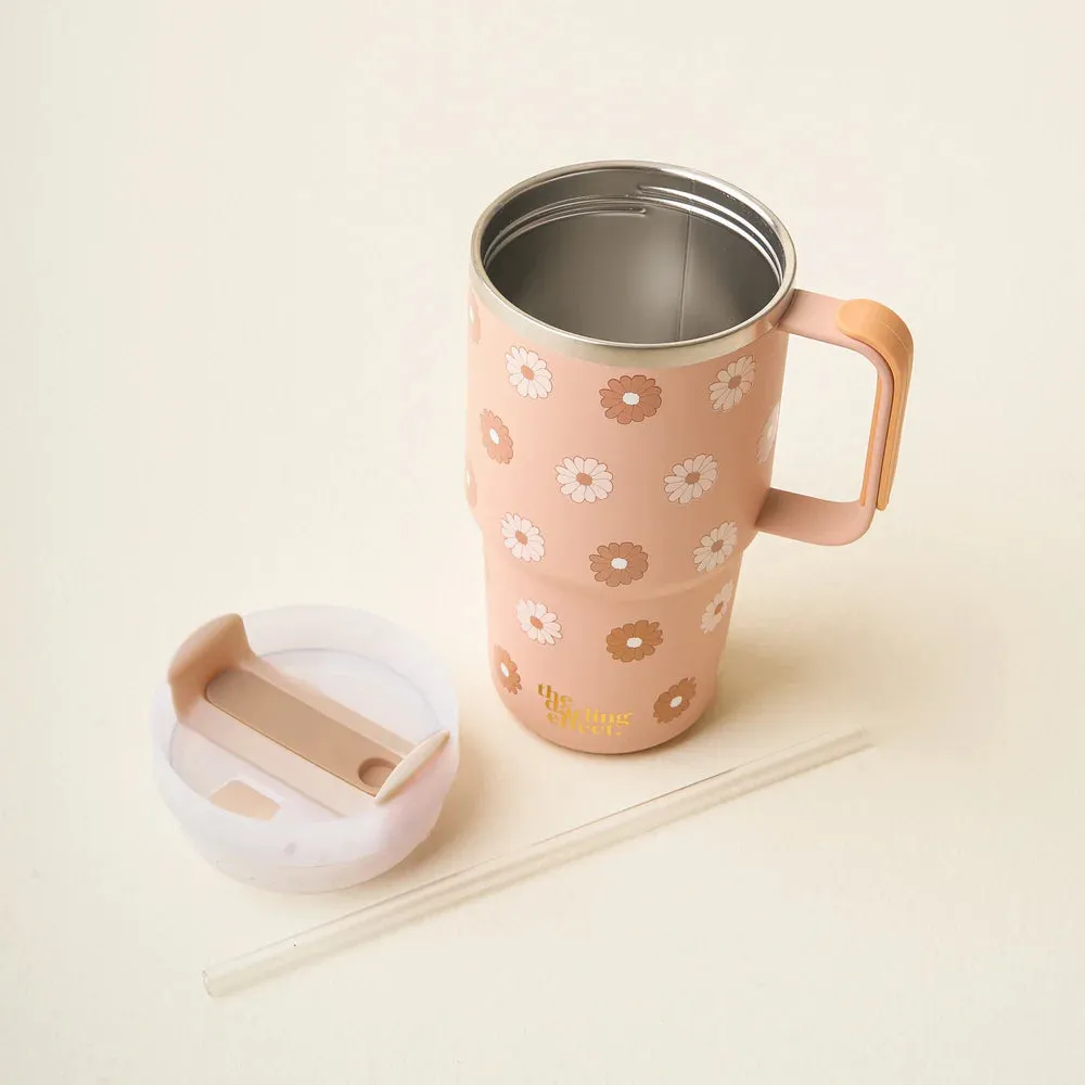 20 oz Mini On-The-Go - Darling Daisy Tan