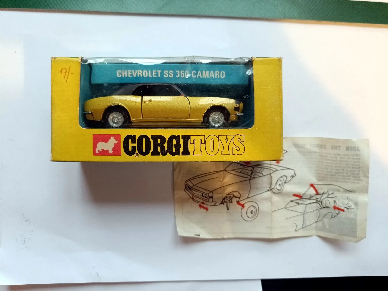 338 Chevrolet Camaro SS350 with original box