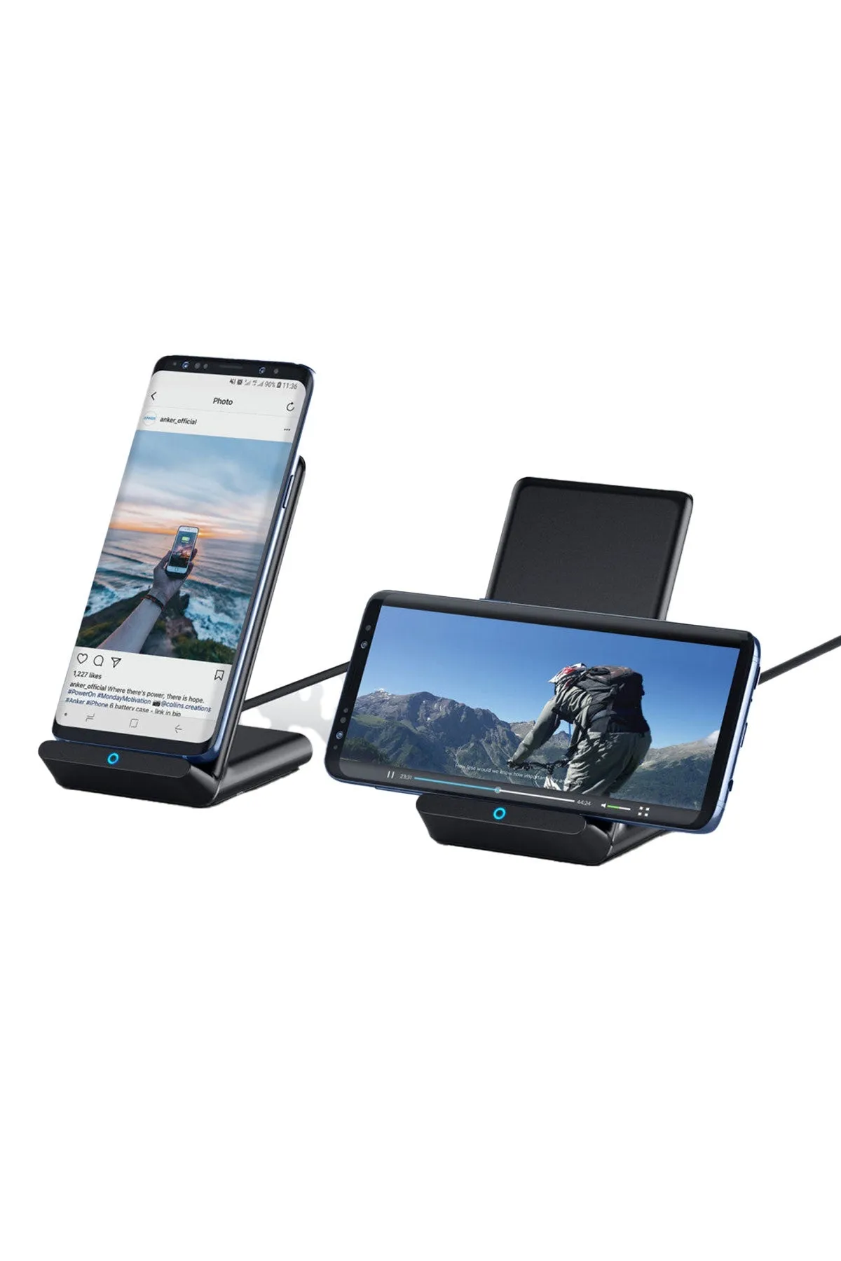 Anker PowerWave 10W Stand Charger, Black [AST]