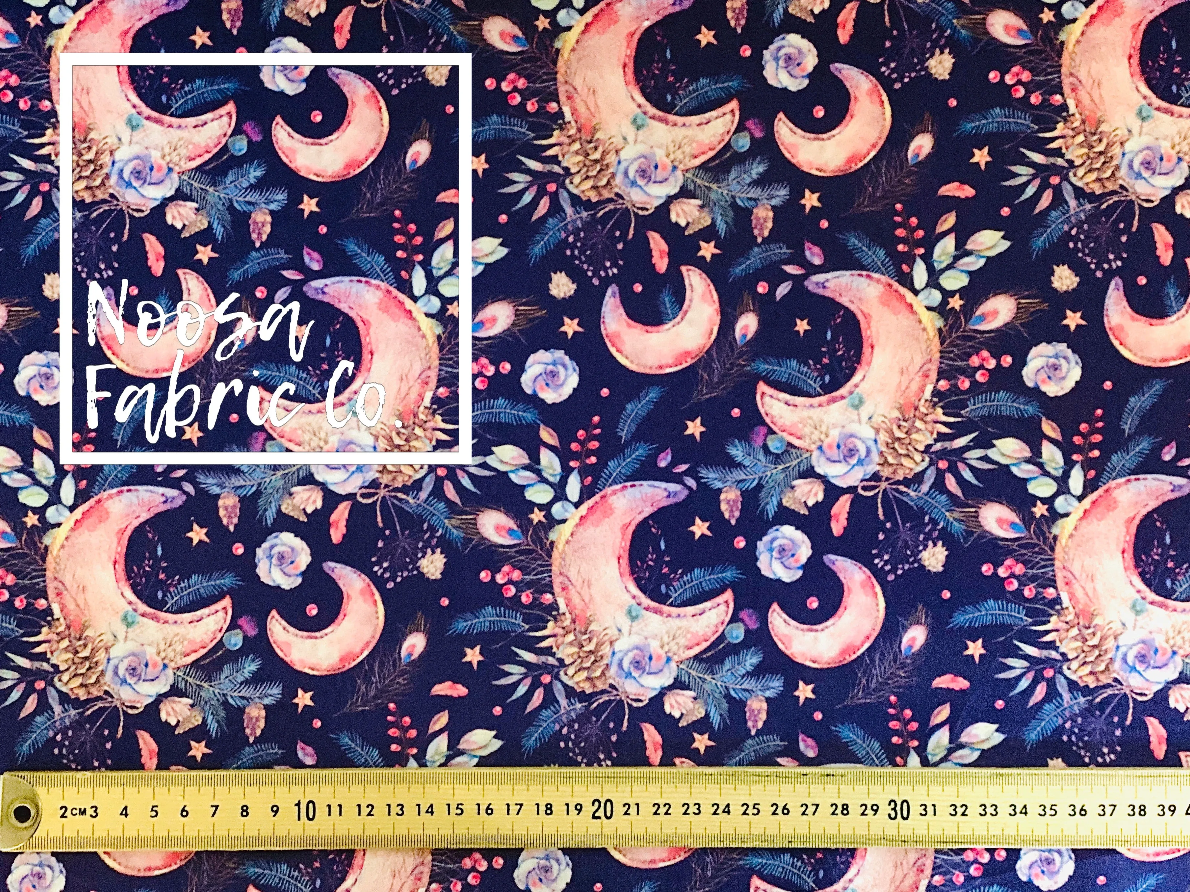 Ava ‘Indigo’ Pre-Laminated Minky