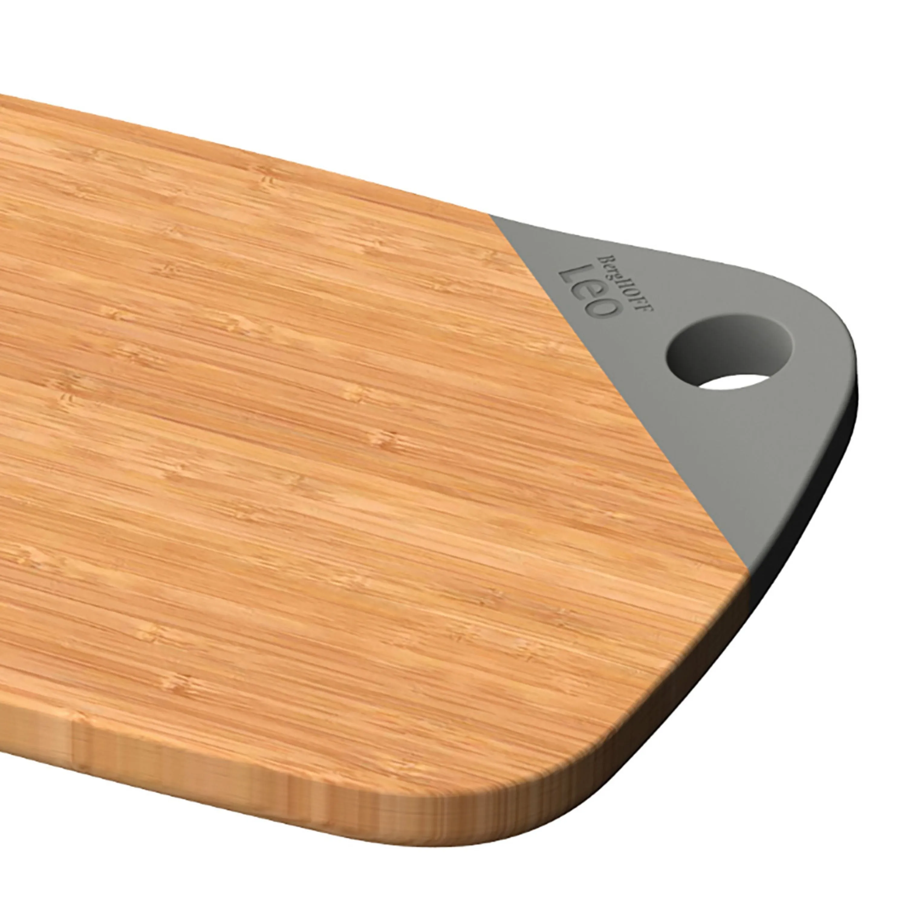 BergHOFF Balance Bamboo Small Cutting Board 11", Recycled Material, Gray