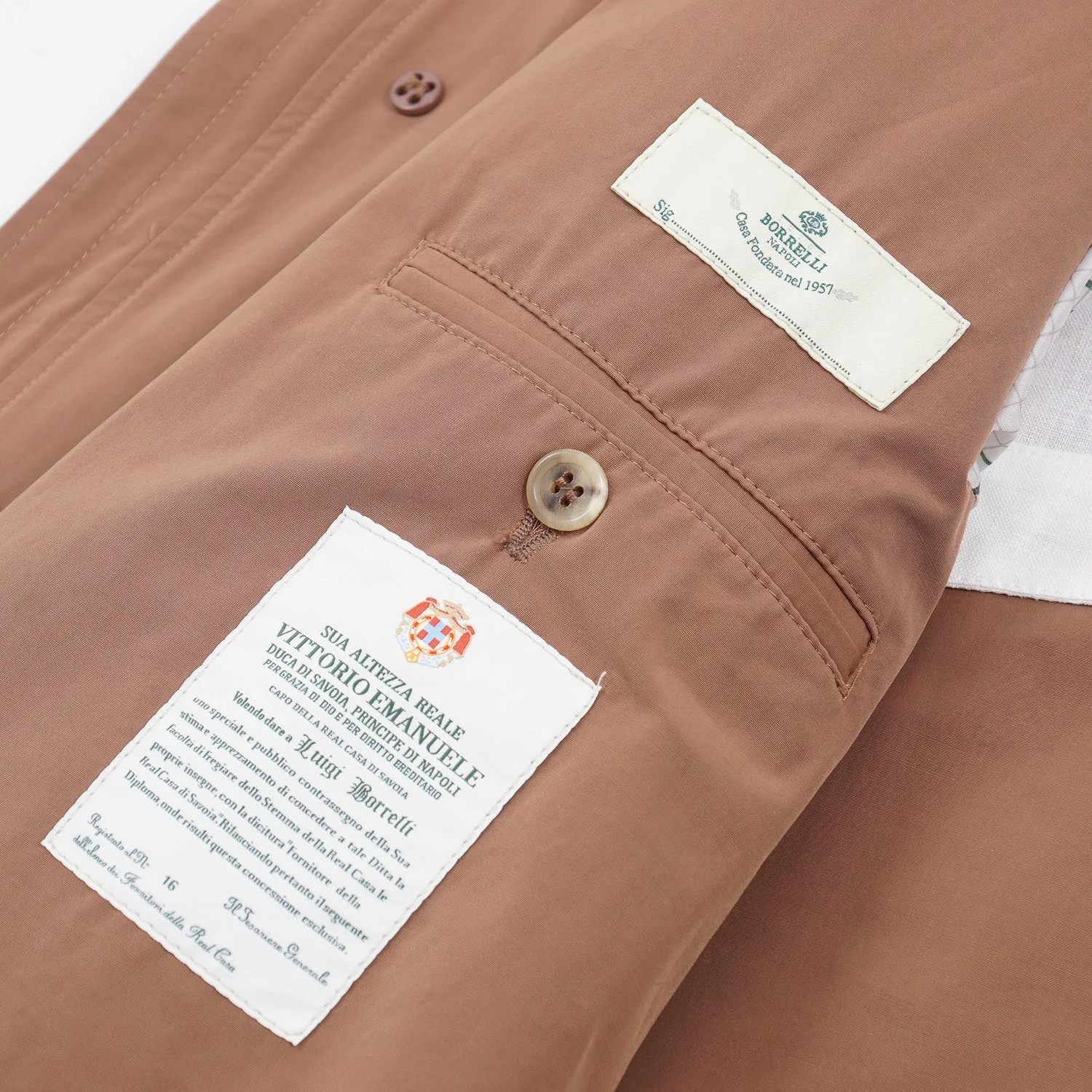 Borrelli Weather-Repellent Field Jacket