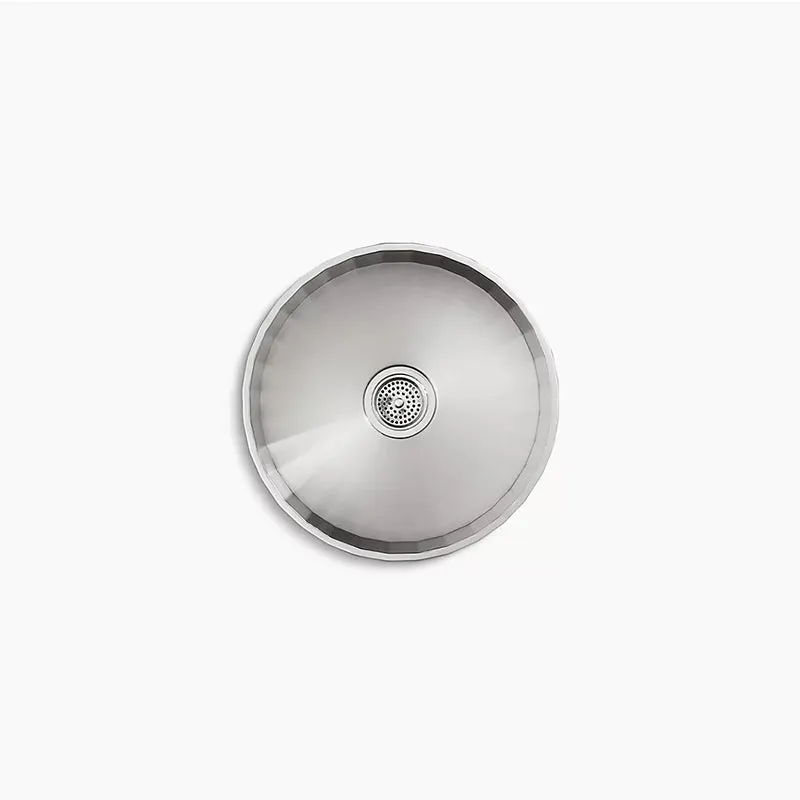 Brinx 18.75" x 18.75" x 6.31" Single Basin Drop-In Kitchen Sink in Stainless Steel