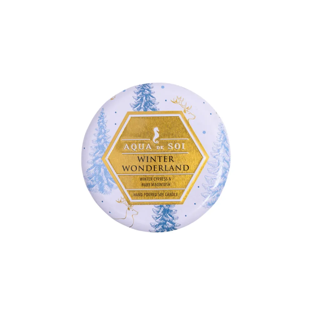 CANDLE WINTERWONDERLAND TIN 9OZ