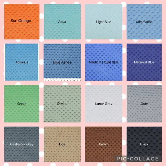 Custom Blanket Weighted Blanket or Lap Pad Cotton Fabric - Toddler, Child, Teen, Adult -Dot Minky - Anxiety, Sleep.