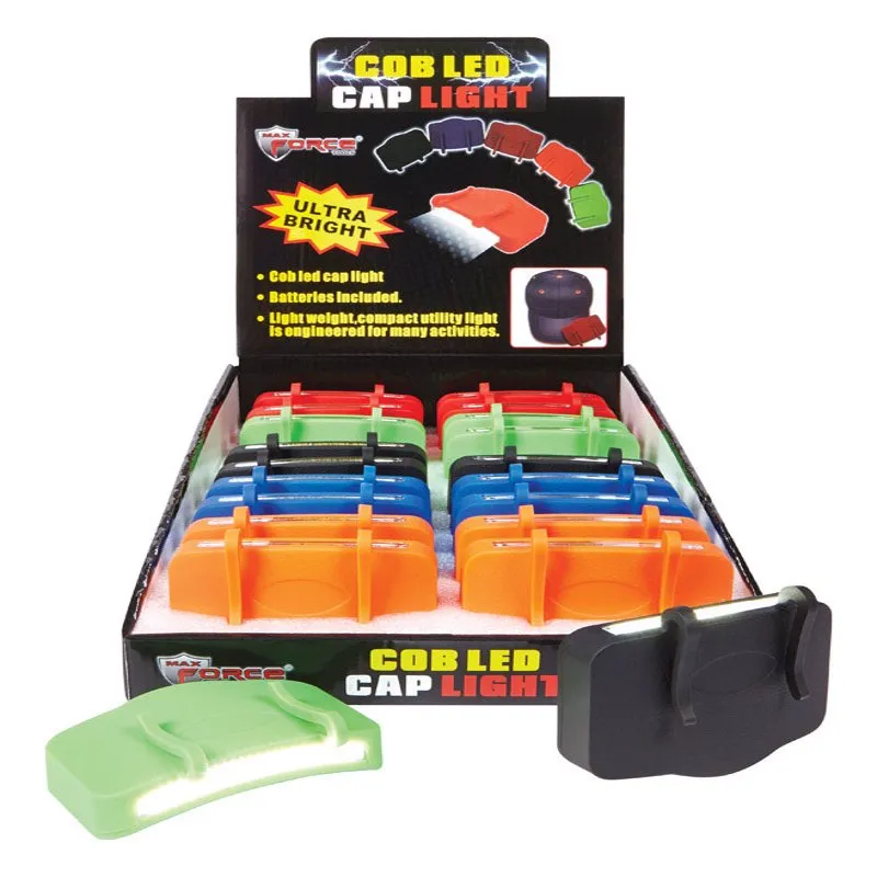 Diamond Visions Max Force 200 lm Assorted LED COB LED Cap Light AAA Battery