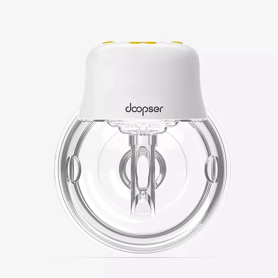 Doopser Electric Wearable Breast Pump Hands Free Rechargeable Single Milk Extractor