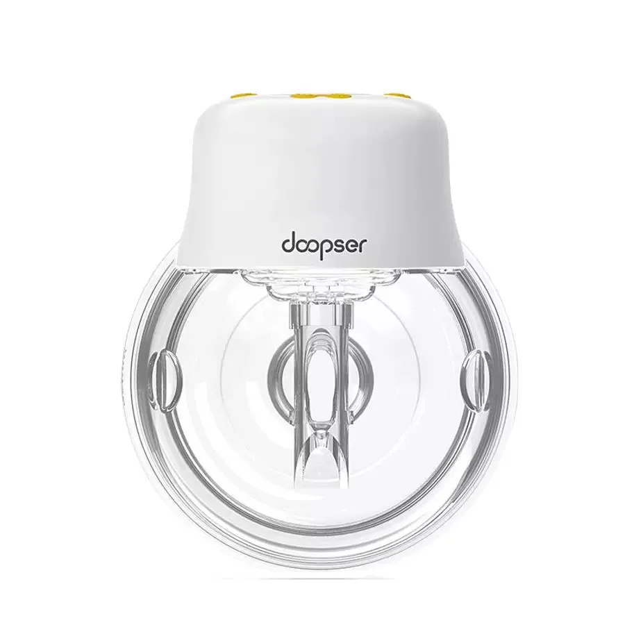 Doopser Electric Wearable Breast Pump Hands Free Rechargeable Single Milk Extractor