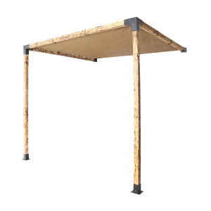 Durable Steel Pergola Brackets Kit with Coffee Screen