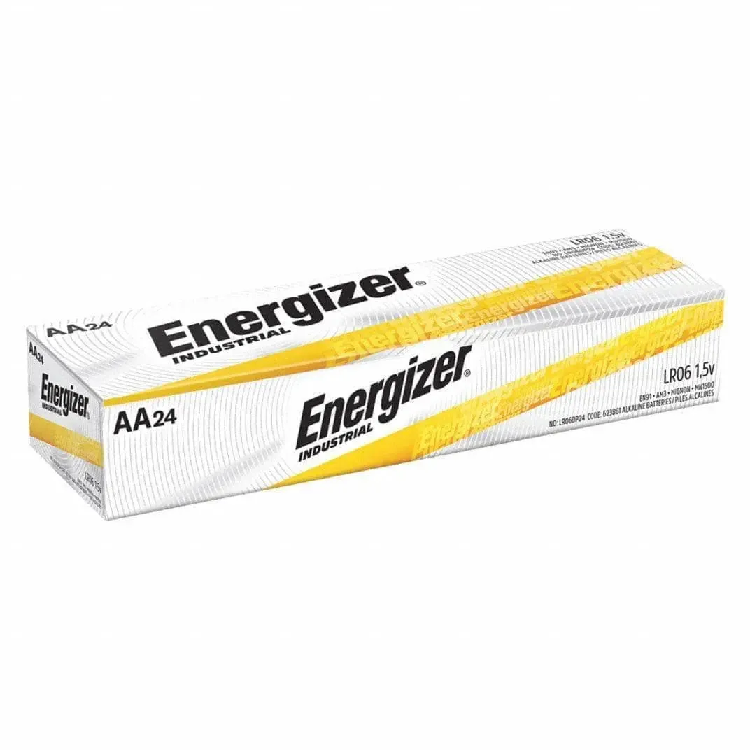 Energizer Industrial - AA Alkaline Batteries - 24/bx