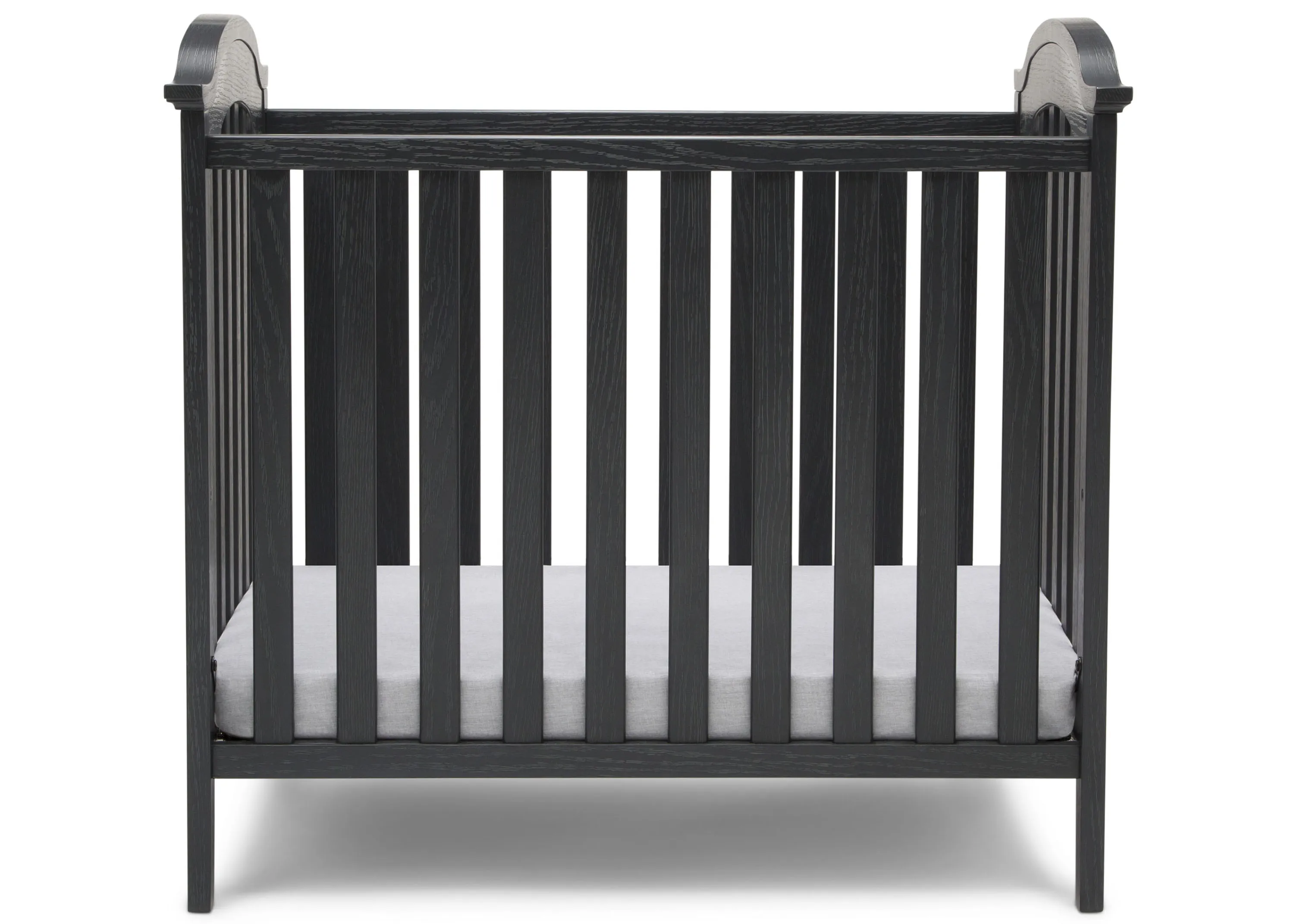 Farmhouse Mini Baby Crib with 2.75-inch Mattress
