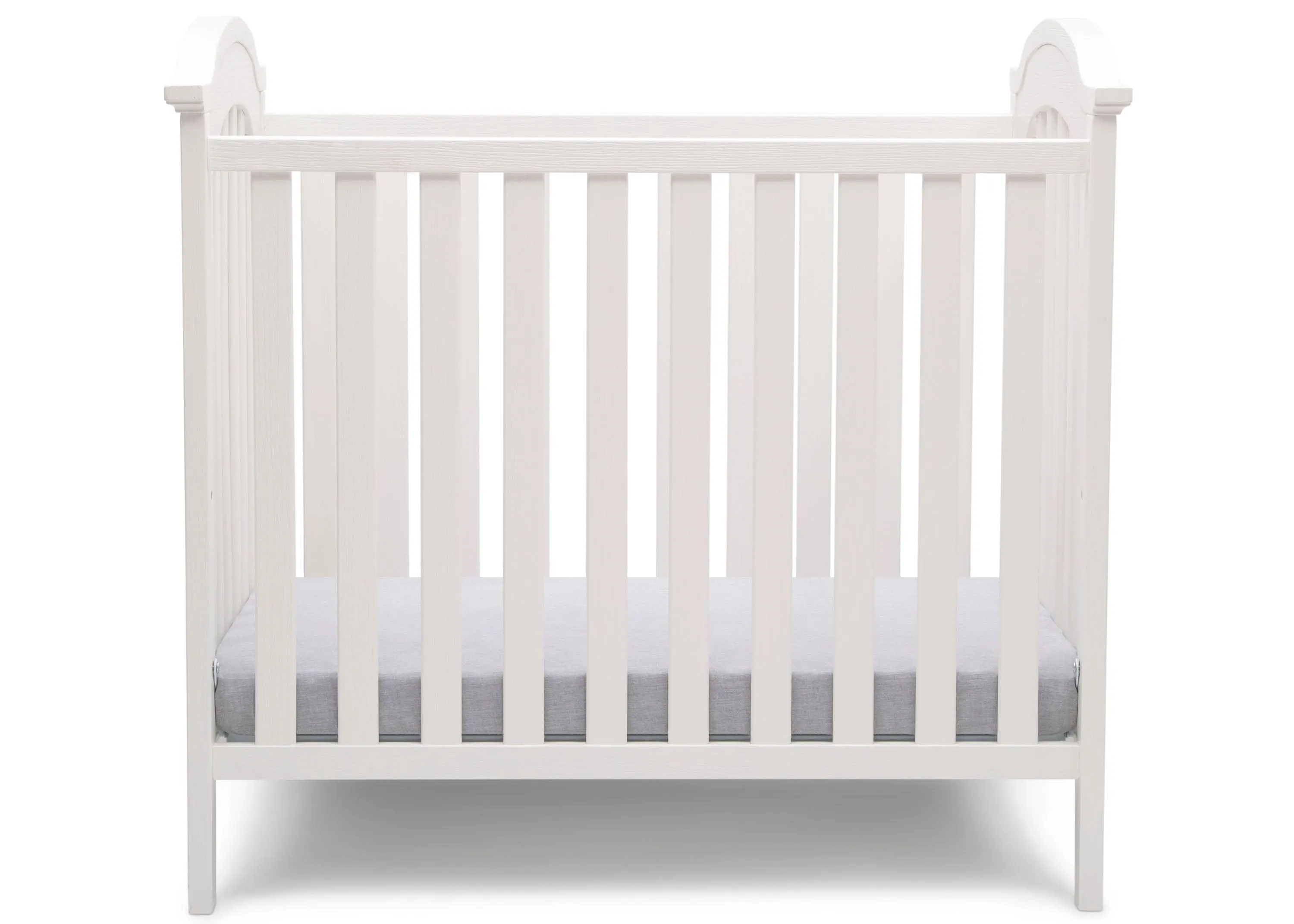 Farmhouse Mini Baby Crib with 2.75-inch Mattress
