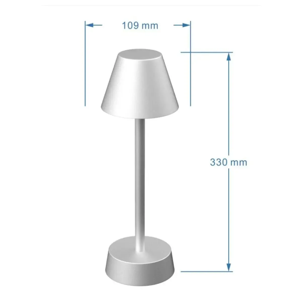 Filini Empire Metal Table Lamp (Antique Copper)