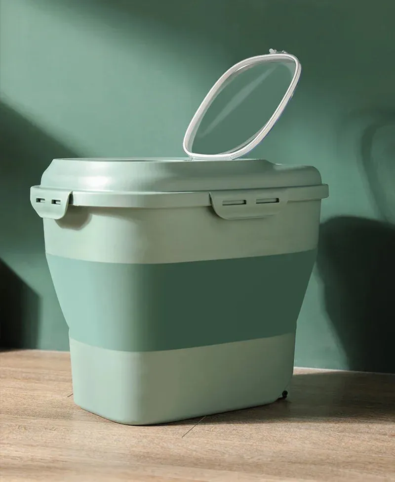 FlexiStore Food Storage Container for Pets and Insect-Proof Foldable