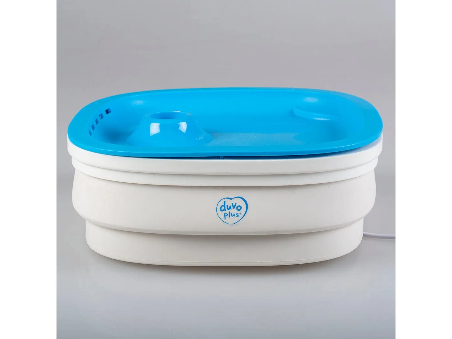 Foldable drinking fountain 20x20x13,5cm blue/white