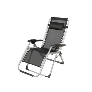 Foldable Heavy Duty Reclining Patio Chair