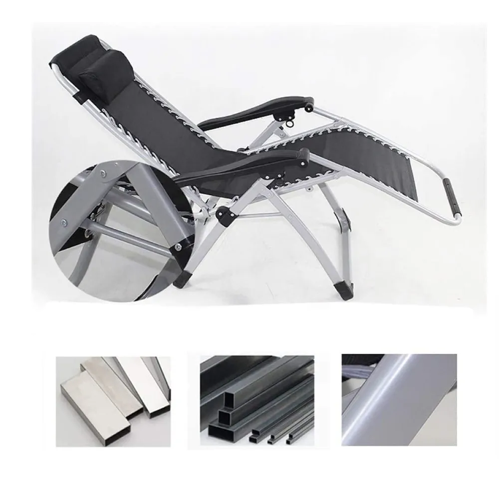 Foldable Heavy Duty Reclining Patio Chair
