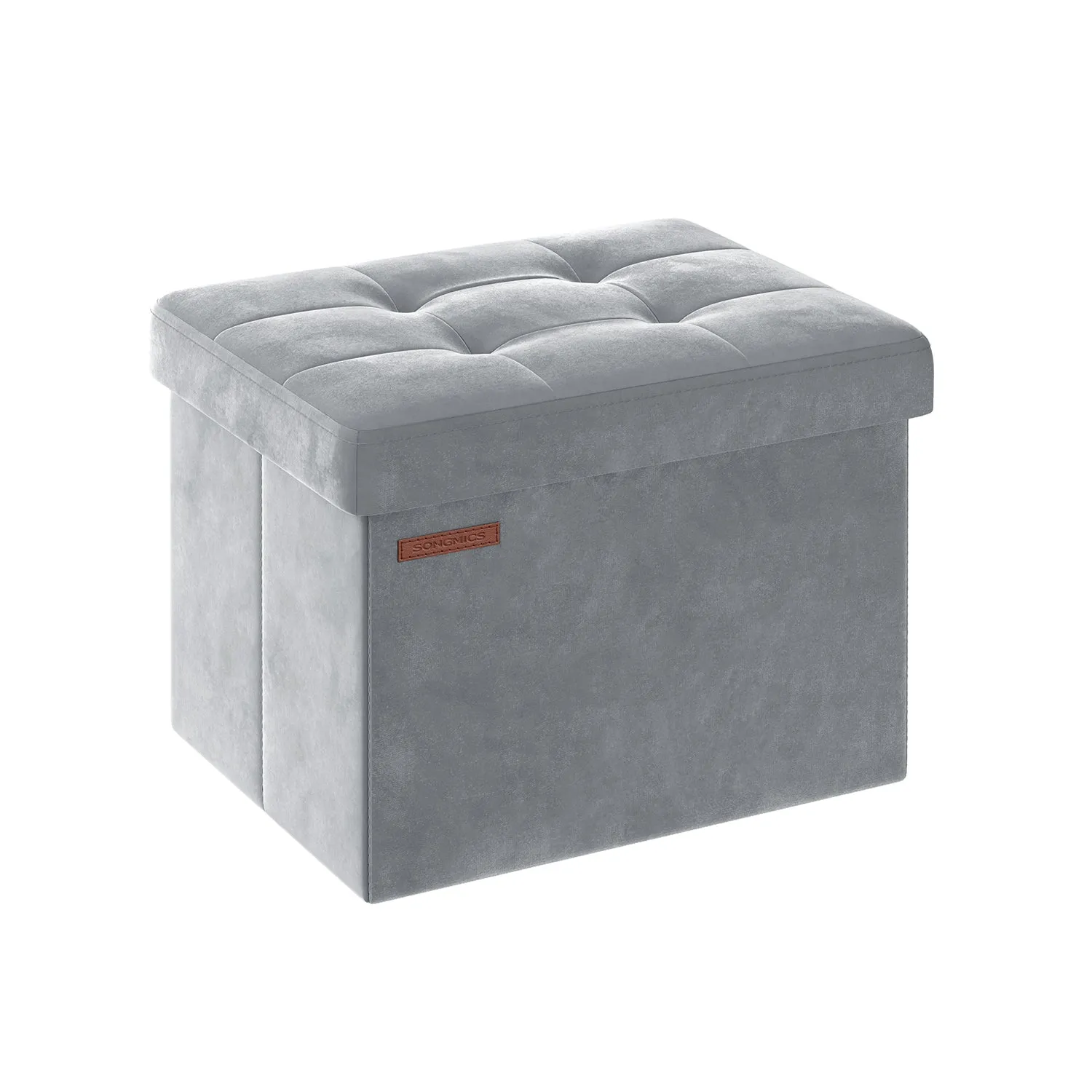 Foldable Storage Ottoman Bench