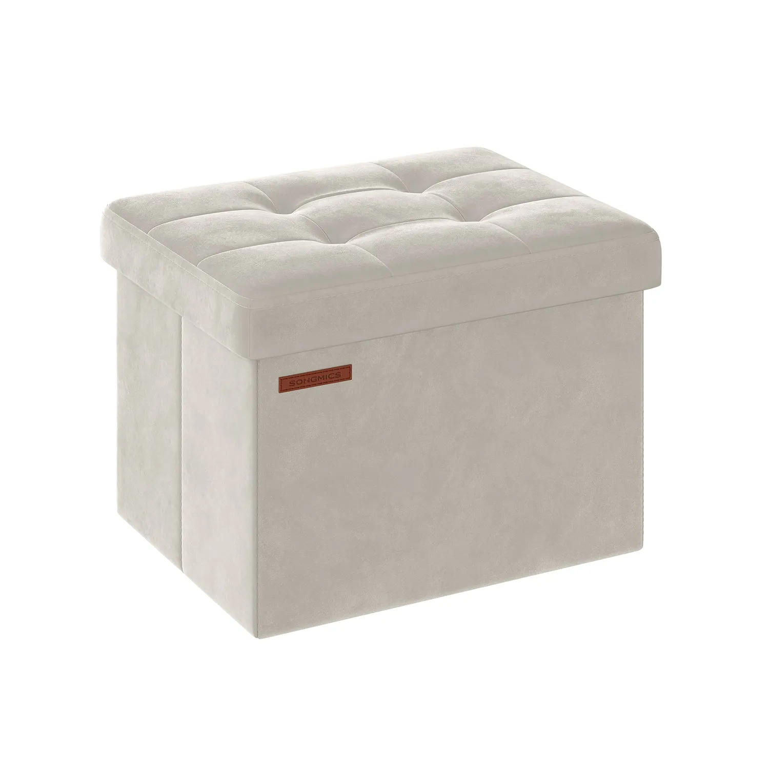 Foldable Storage Ottoman Bench