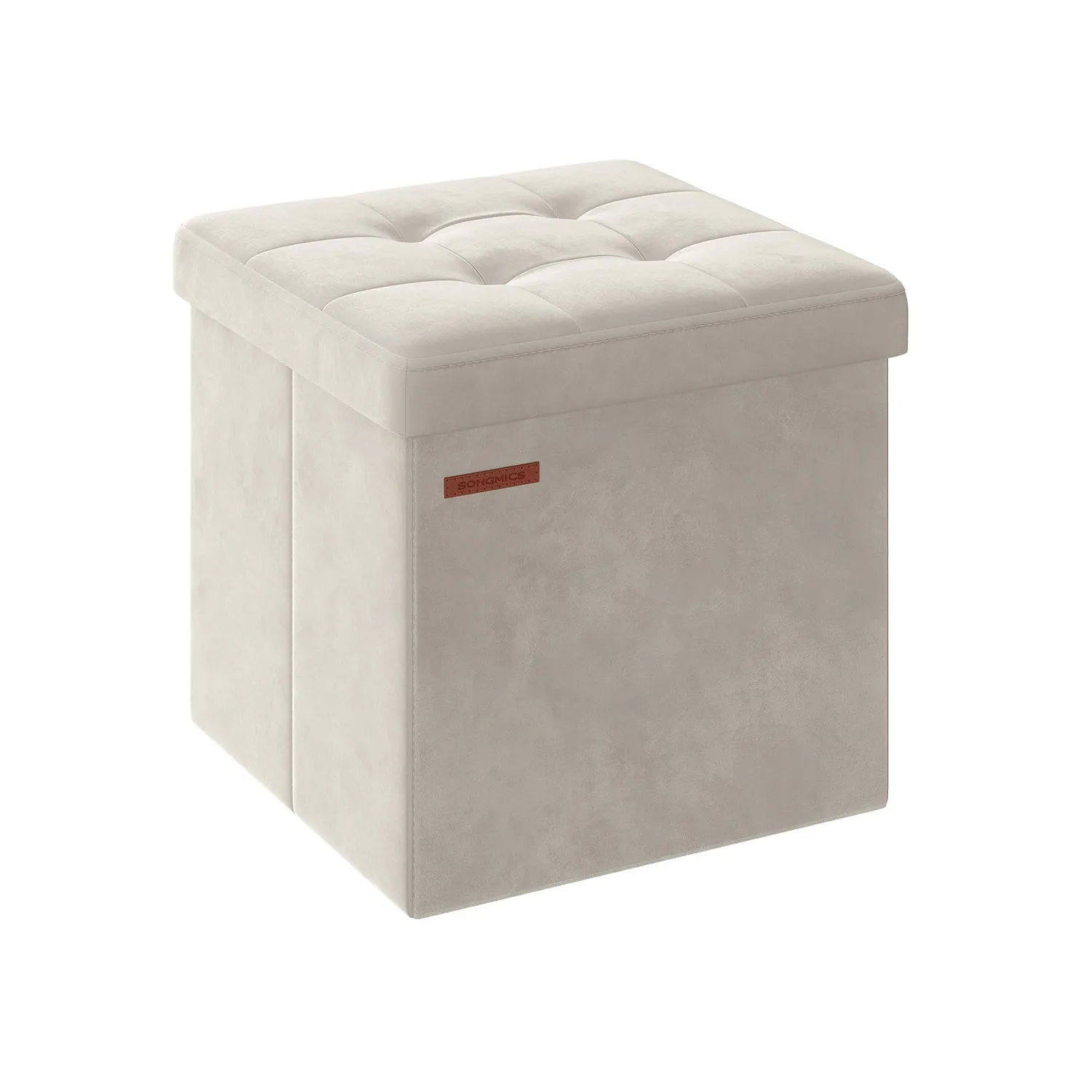 Foldable Storage Ottoman Bench