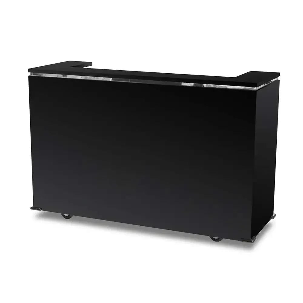Forbes Industries 4861-6 74" Mobile Bar High Pressure Laminate w/"U" Countertop
