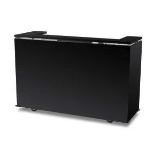 Forbes Industries 4861-6 74" Mobile Bar High Pressure Laminate w/"U" Countertop