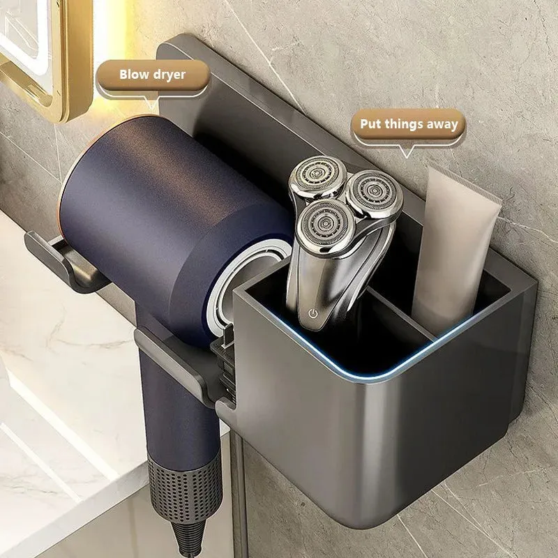 Hair Dryer Holder Storage Bracket