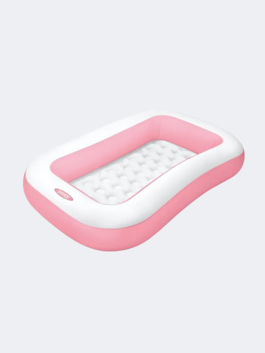Intex Rectangular Beach Pool Pink/White