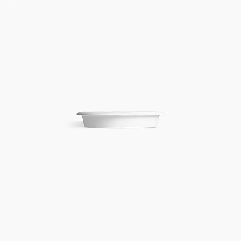 Iron Plains 12" x 12" x 6.31" Enameled Cast Iron Vessel Bathroom Sink in White with Painted Underside