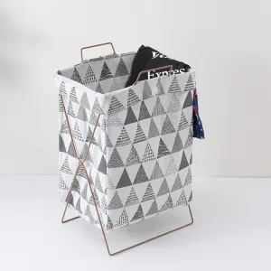 Kuber Industries Laundry Basket For Clothes|Foldable Laundry Hamper|Basket For Toys, Dirty clothes, Storage "40 LTR"-Pack of 3 (Multi-clolor)