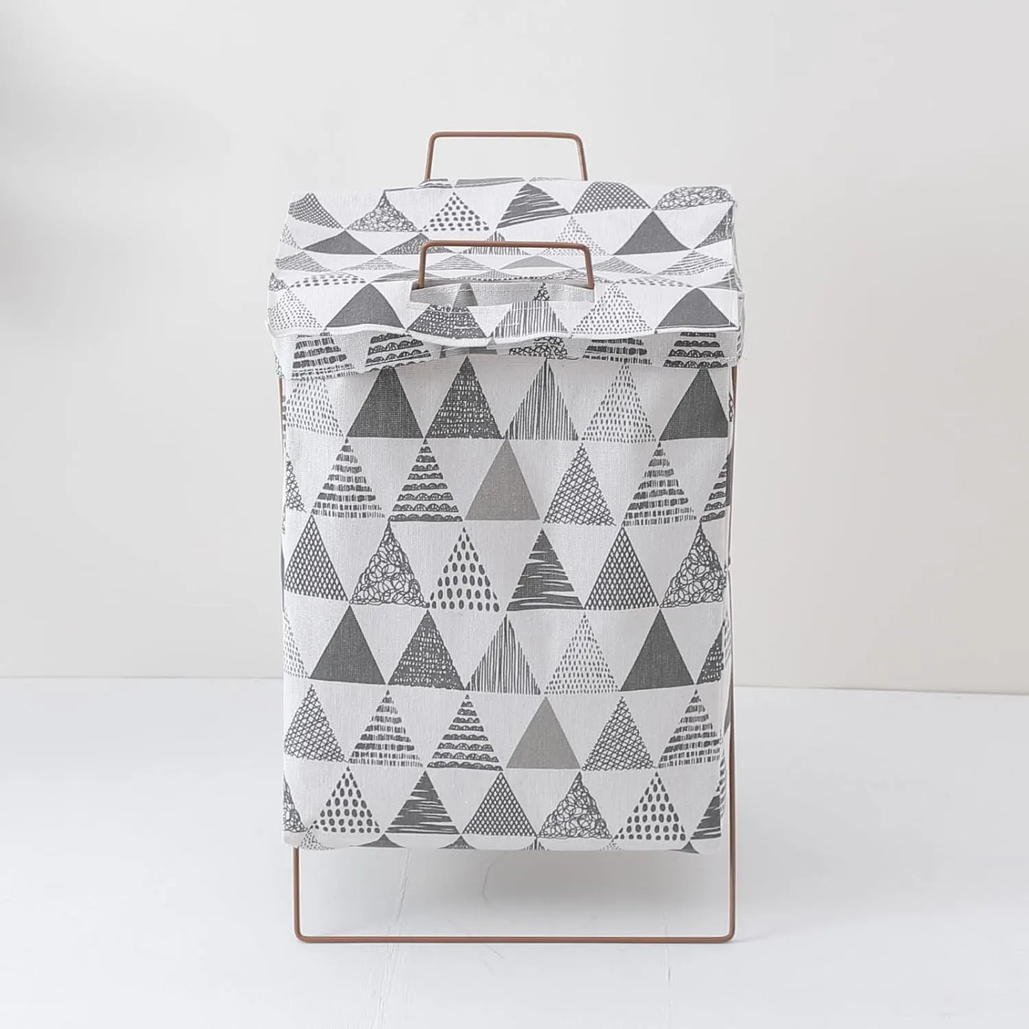 Kuber Industries Laundry Basket For Clothes|Foldable Laundry Hamper|Basket For Toys, Dirty clothes, Storage "40 LTR"-Pack of 3 (Multi-clolor)