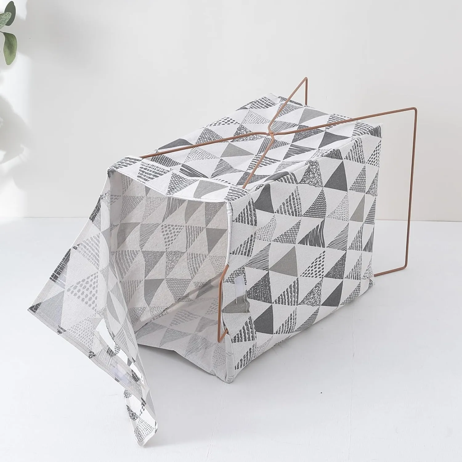 Kuber Industries Laundry Basket For Clothes|Foldable Laundry Hamper|Basket For Toys, Dirty clothes, Storage "40 LTR"-Pack of 3 (Multi-clolor)