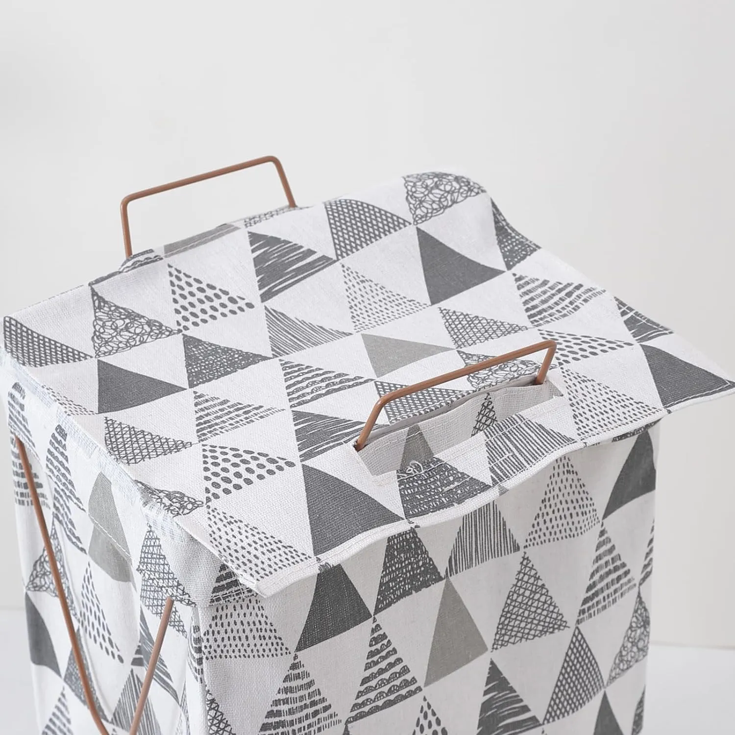 Kuber Industries Laundry Basket For Clothes|Foldable Laundry Hamper|Basket For Toys, Dirty clothes, Storage "40 LTR"-Pack of 3 (Multi-clolor)