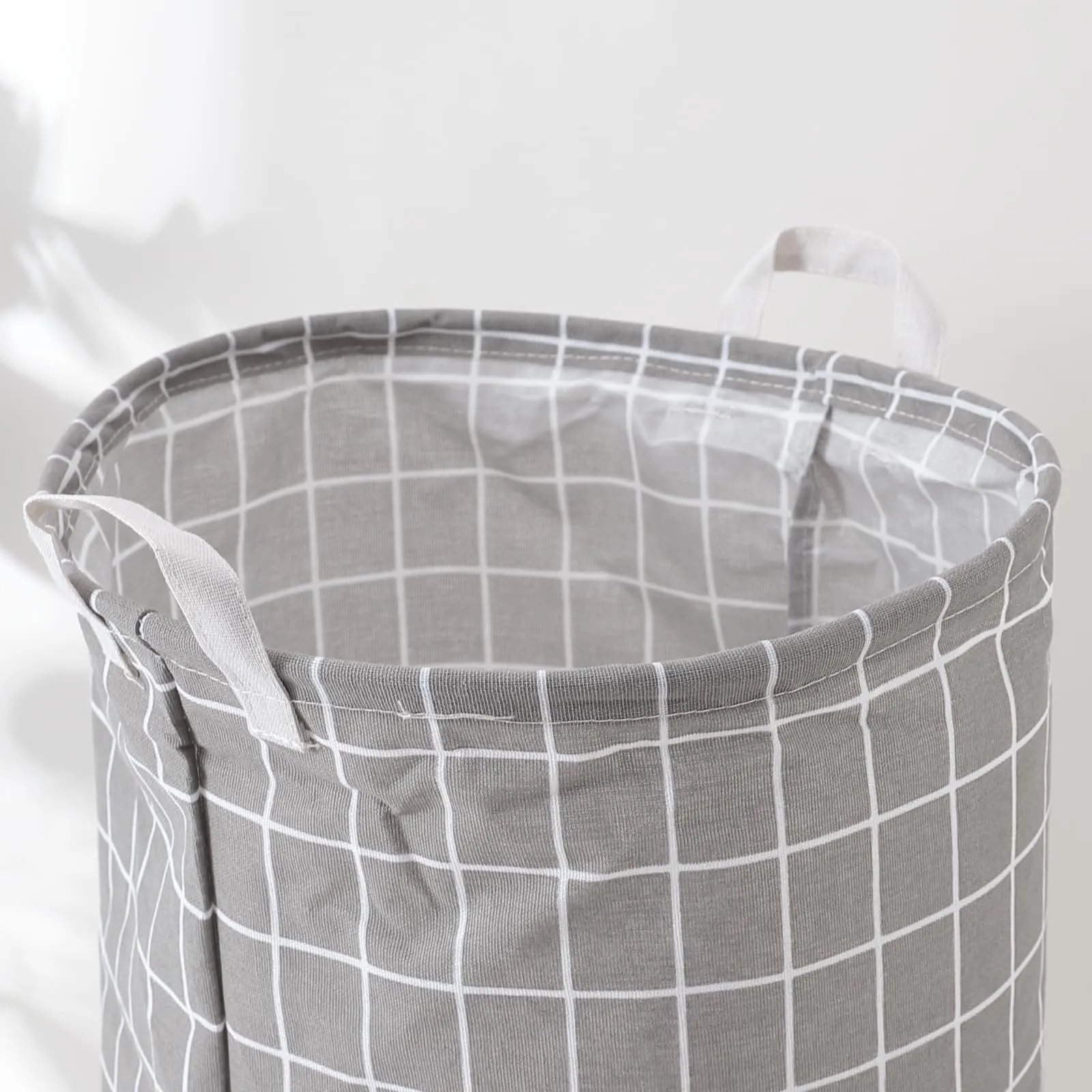 Kuber Industries Laundry Basket For Clothes|Foldable Laundry Hamper|Basket For Toys, Dirty clothes, Storage "45 LTR"-Pack of 5 (Grey)