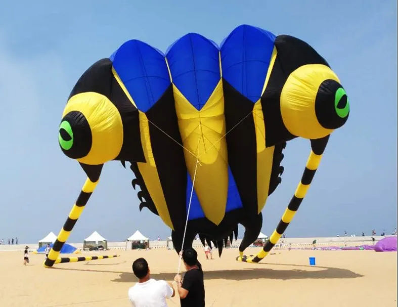 large 32sqm nylon trilobite show kite