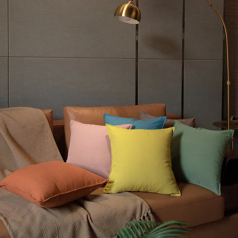 Linen Plain Color Pillow