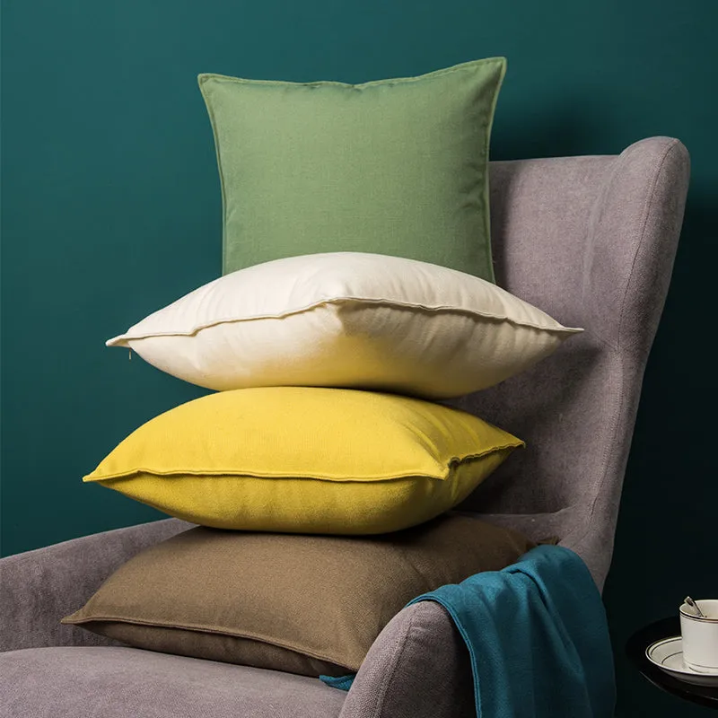 Linen Plain Color Pillow