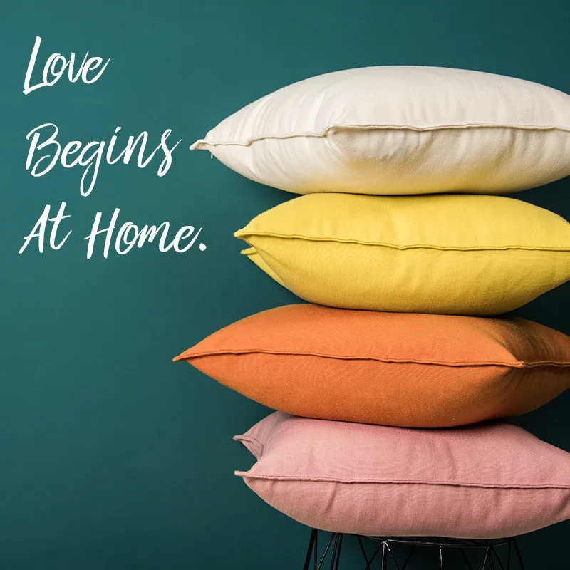 Linen Plain Color Pillow