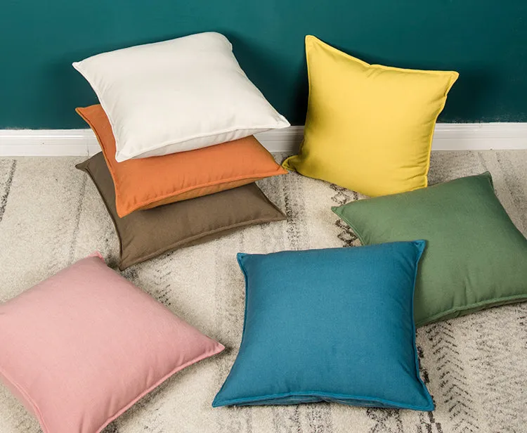 Linen Plain Color Pillow