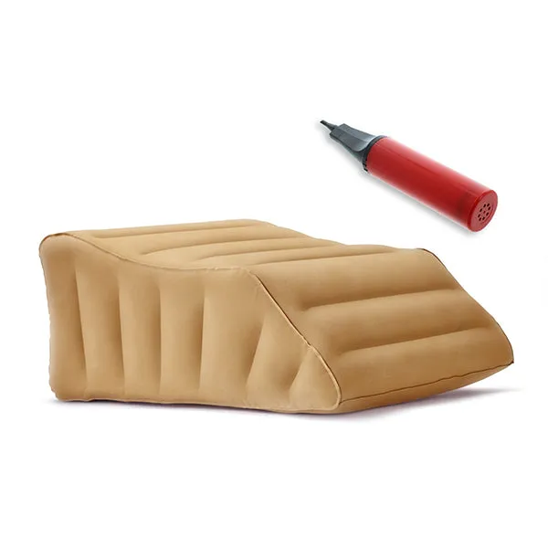 Lounge Doctor Inflatable Travel Leg Rest with Pump