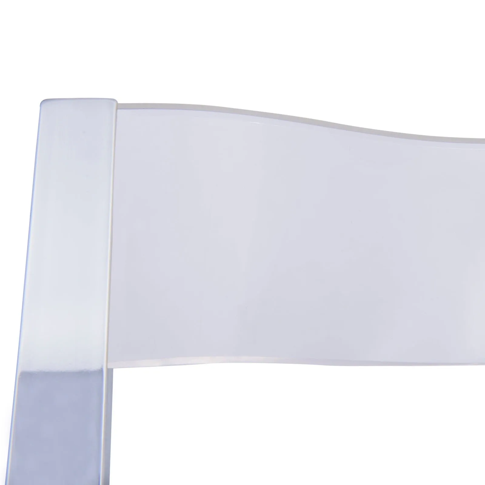 Menno Modern Acrylic Folding Chair Set of 2