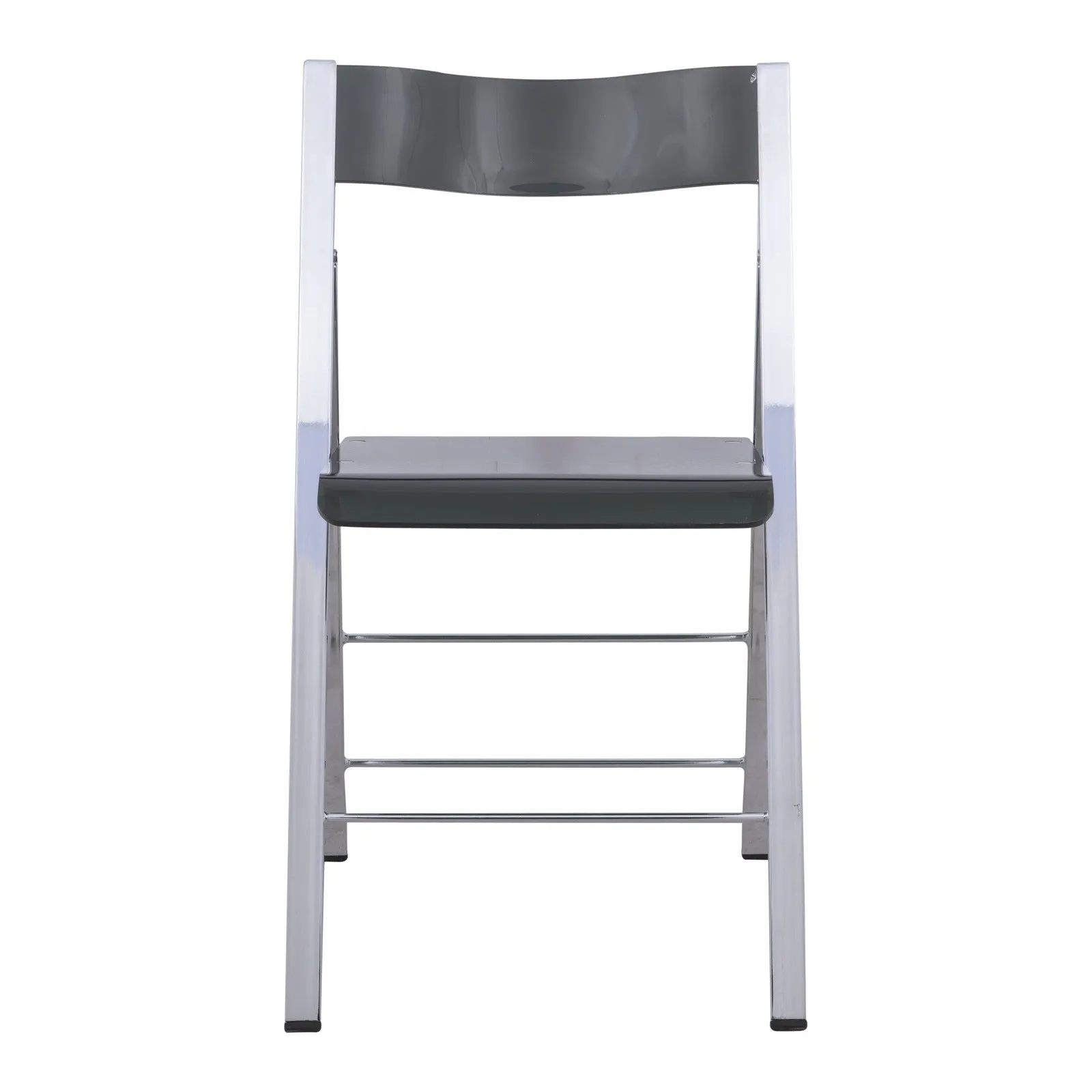 Menno Modern Acrylic Folding Chair Set of 2