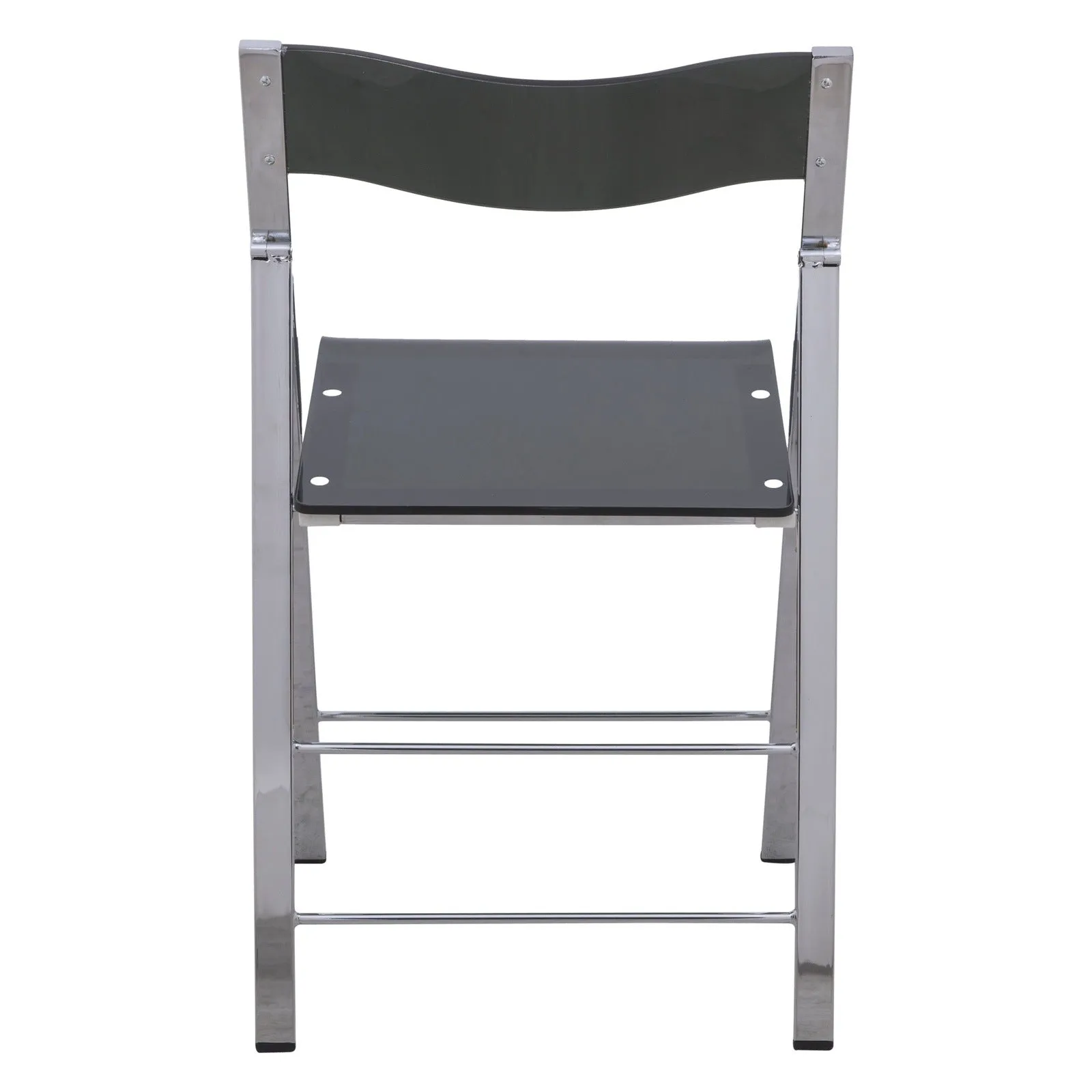 Menno Modern Acrylic Folding Chair Set of 2