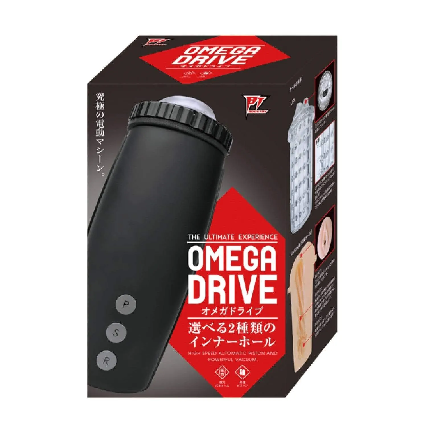 NPG - The Ultimate Experience Omega Drive Automatic Masturbator (Black)