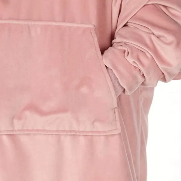 Oversized Hoodie For Adults & Kids  |  Microfiber & Sherpa Wearable Blanket.