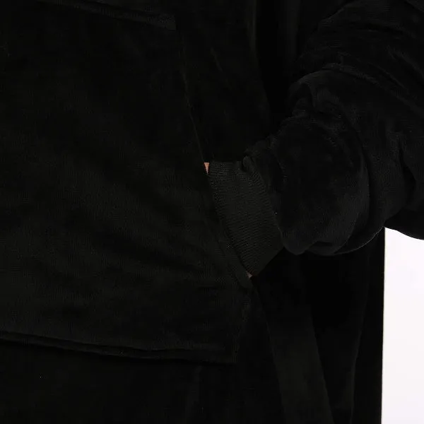 Oversized Hoodie For Adults & Kids  |  Microfiber & Sherpa Wearable Blanket.