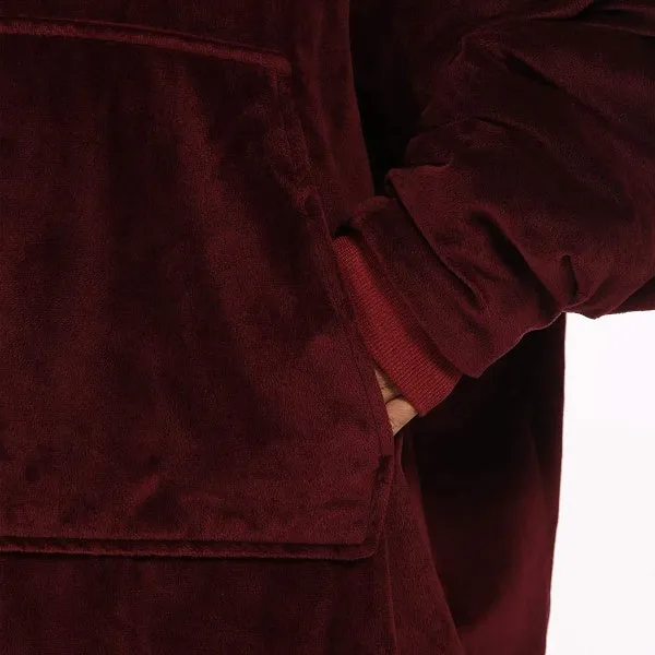 Oversized Hoodie For Adults & Kids  |  Microfiber & Sherpa Wearable Blanket.